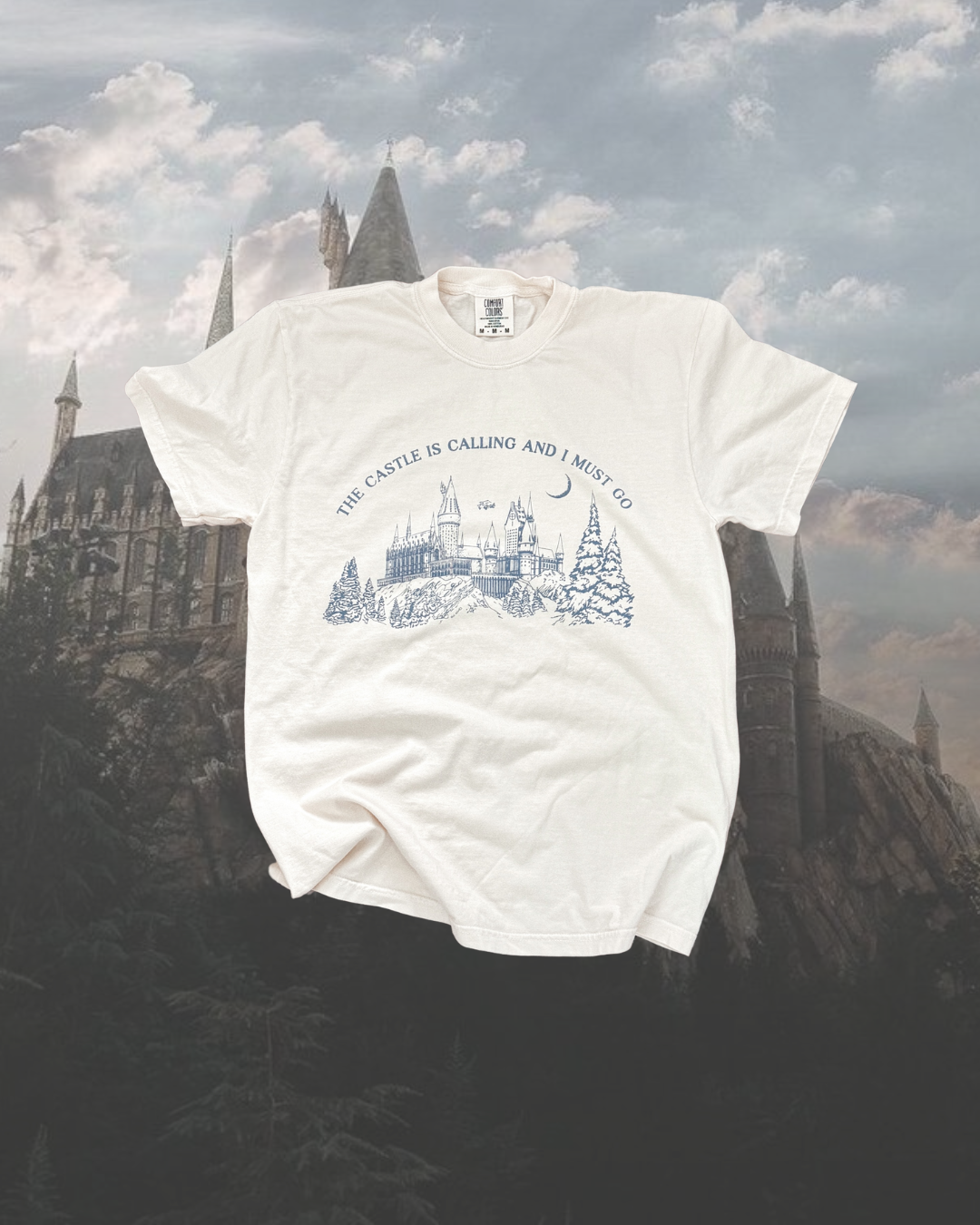 The Castle Is Calling Garment Dyed Tee