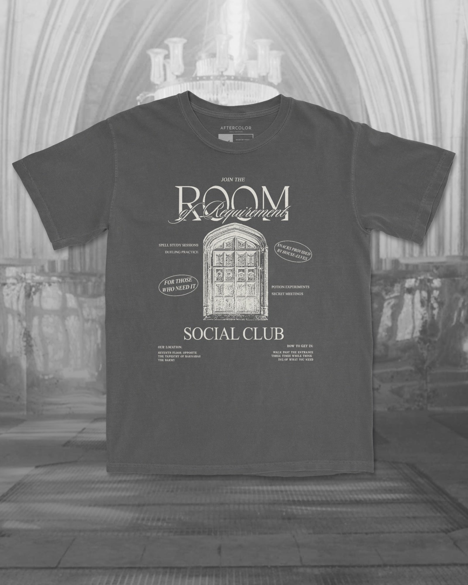 Room of Requirement Social Club Garment Dyed Tee