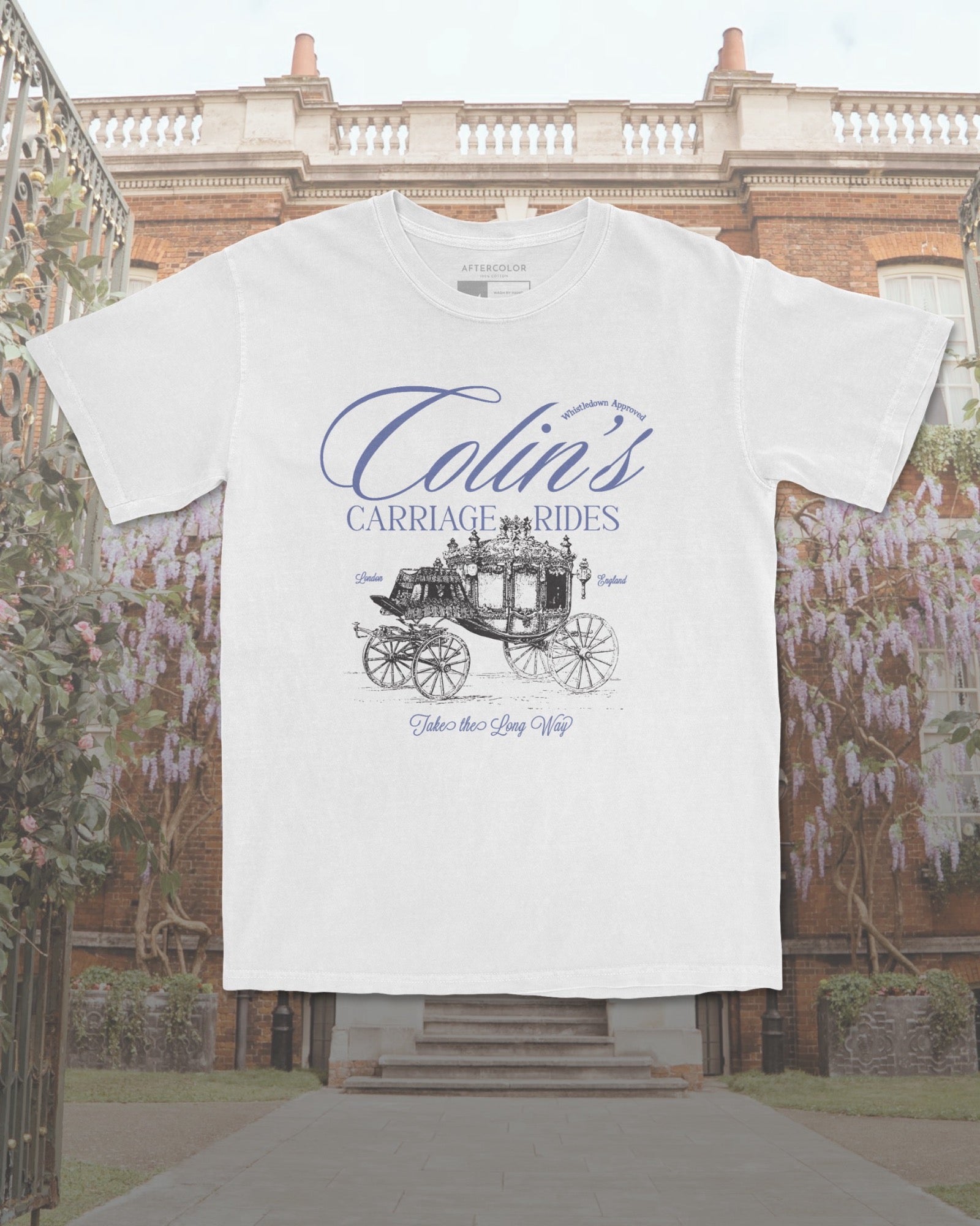 Colins Carriage Rides Garment Dyed Tee