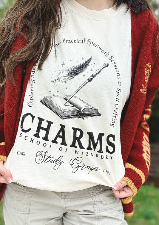 Charms Study Group Garment Dyed Tee