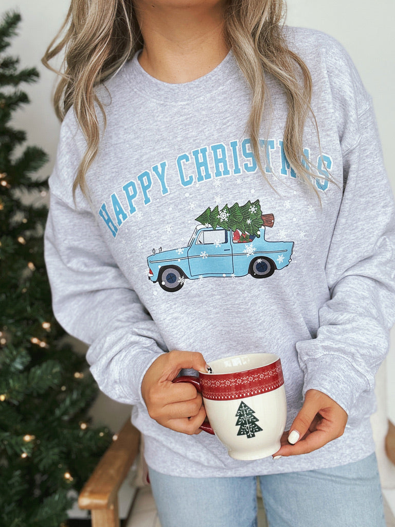 Happy Christmas Crewneck Sweatshirt