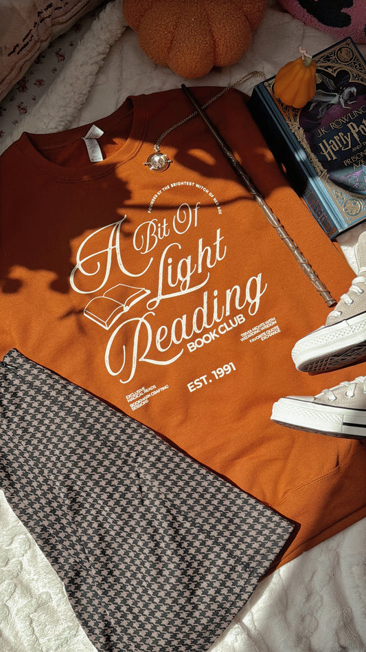 A Bit of Light Reading Book Club Crewneck Sweatshirt