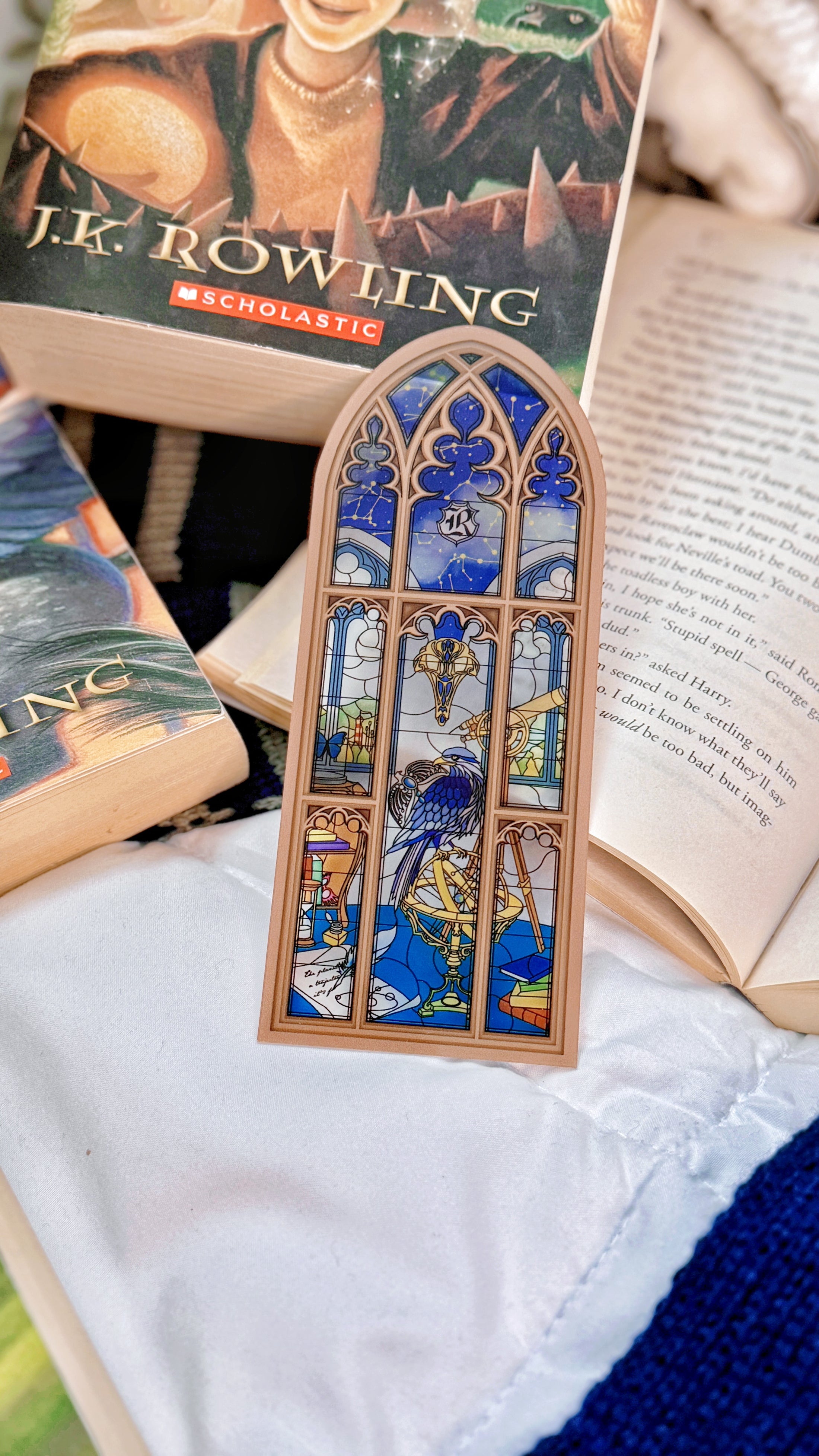 House Stained Glass Bookmark