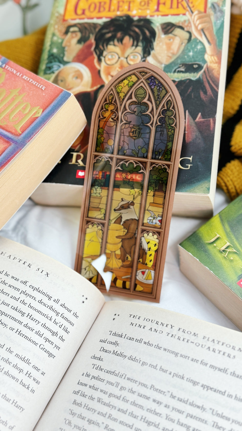 House Stained Glass Bookmark – Aftercolor