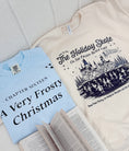 Load image into Gallery viewer, A Very Frosty Christmas Garment Dyed Tee
