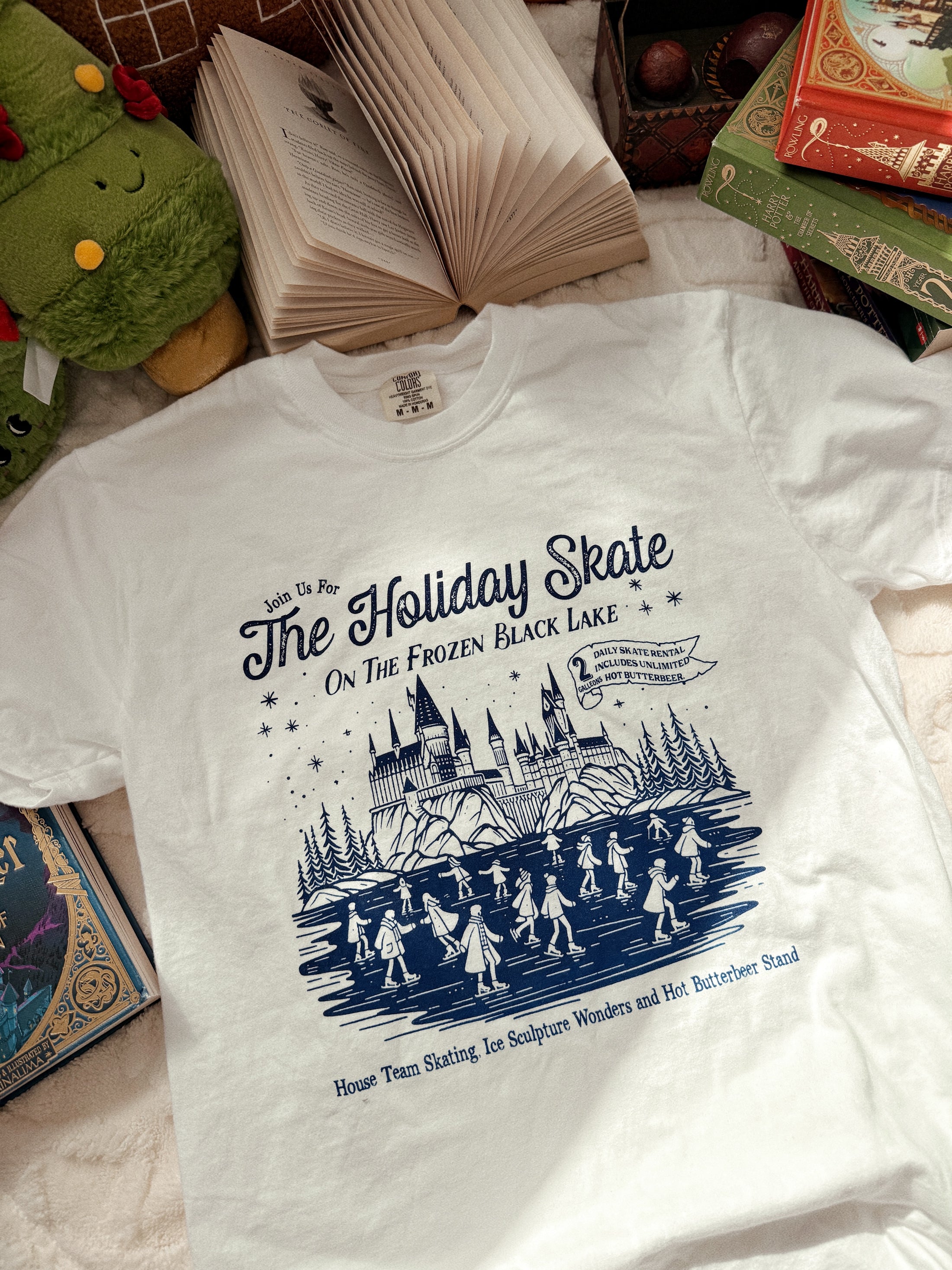 Black Lake Holiday Skate Garment Dyed Tee