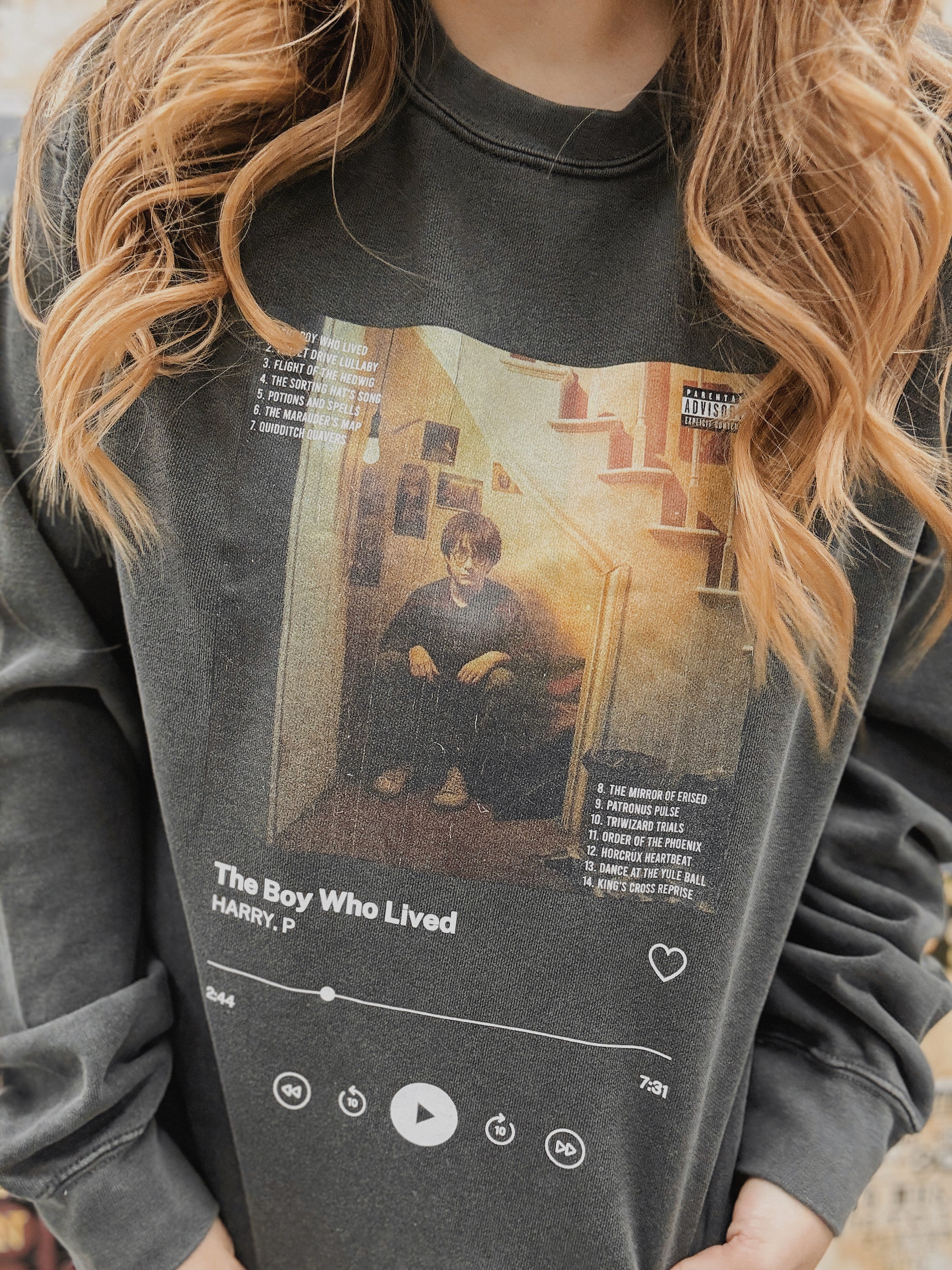 The Boy Who Lived Garment Dyed Sweatshirt