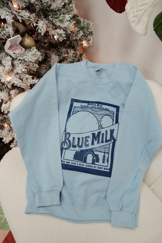 Blue Milk Sweatshirt