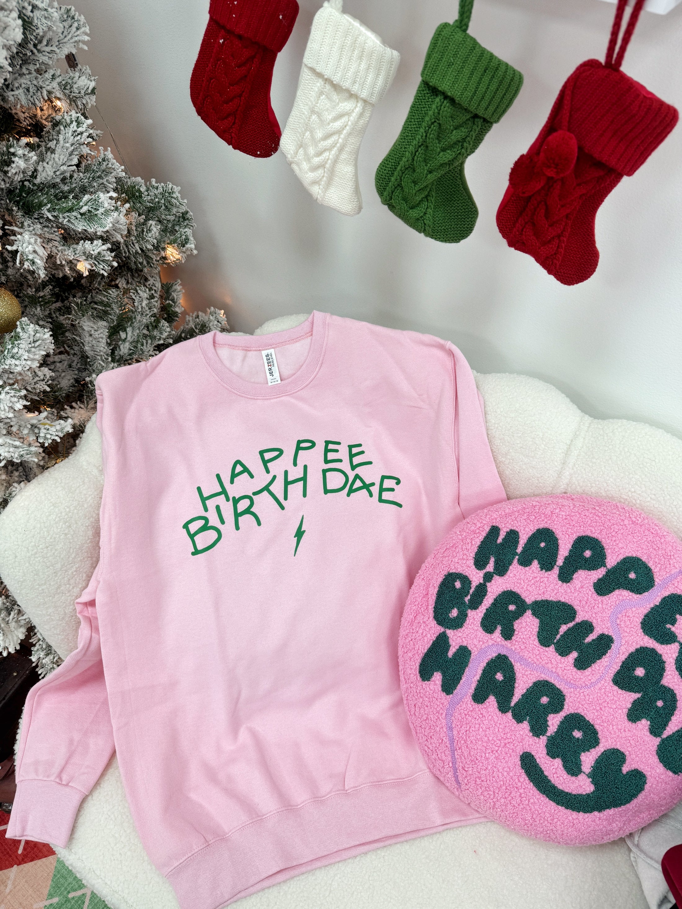 Happy Birthday Graphic Sweatshirt