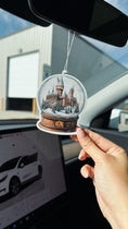 Load image into Gallery viewer, Winter Castle Snow Globe Air Freshener
