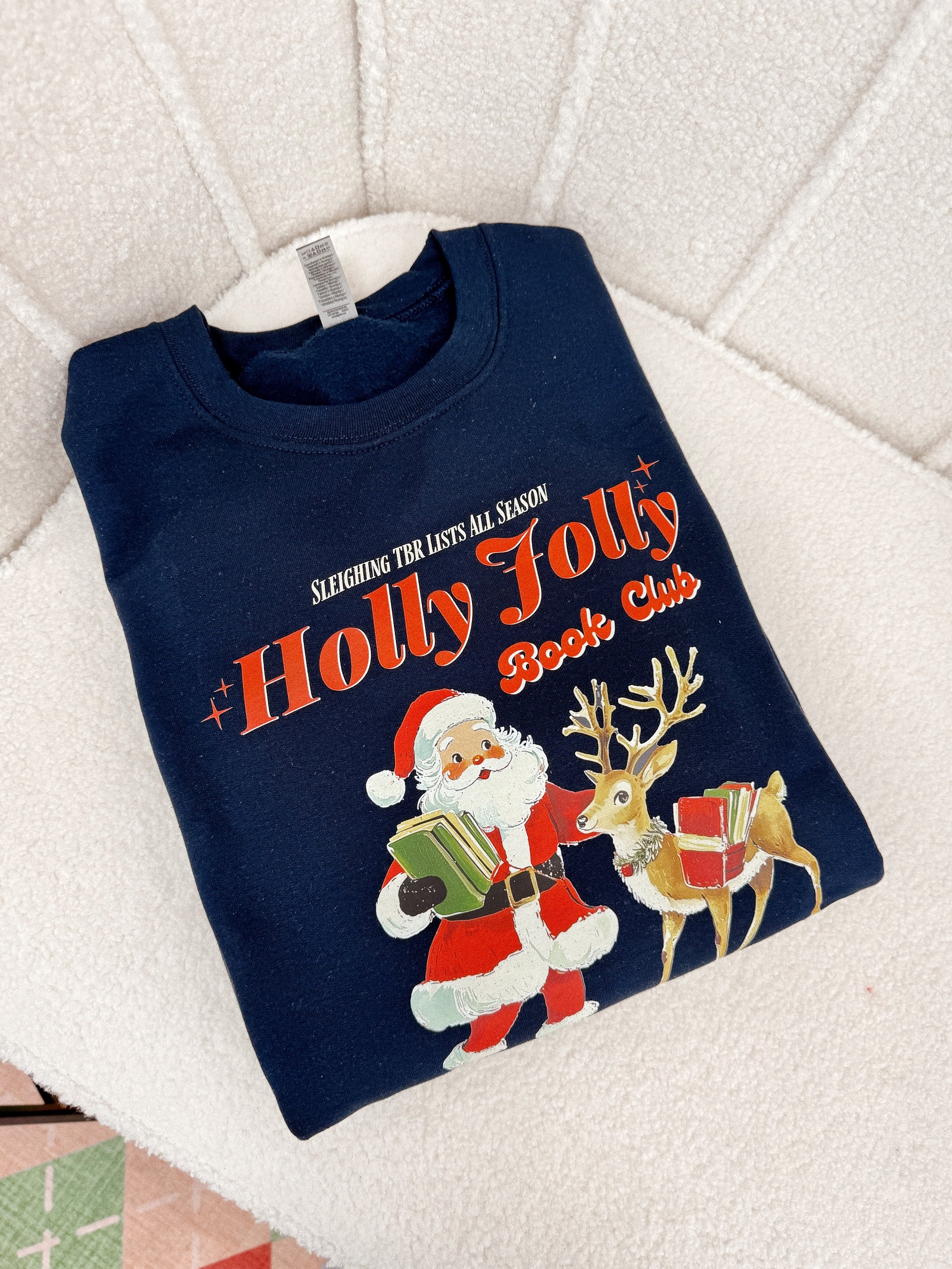 Holly Jolly Book Club Crewneck Sweatshirt