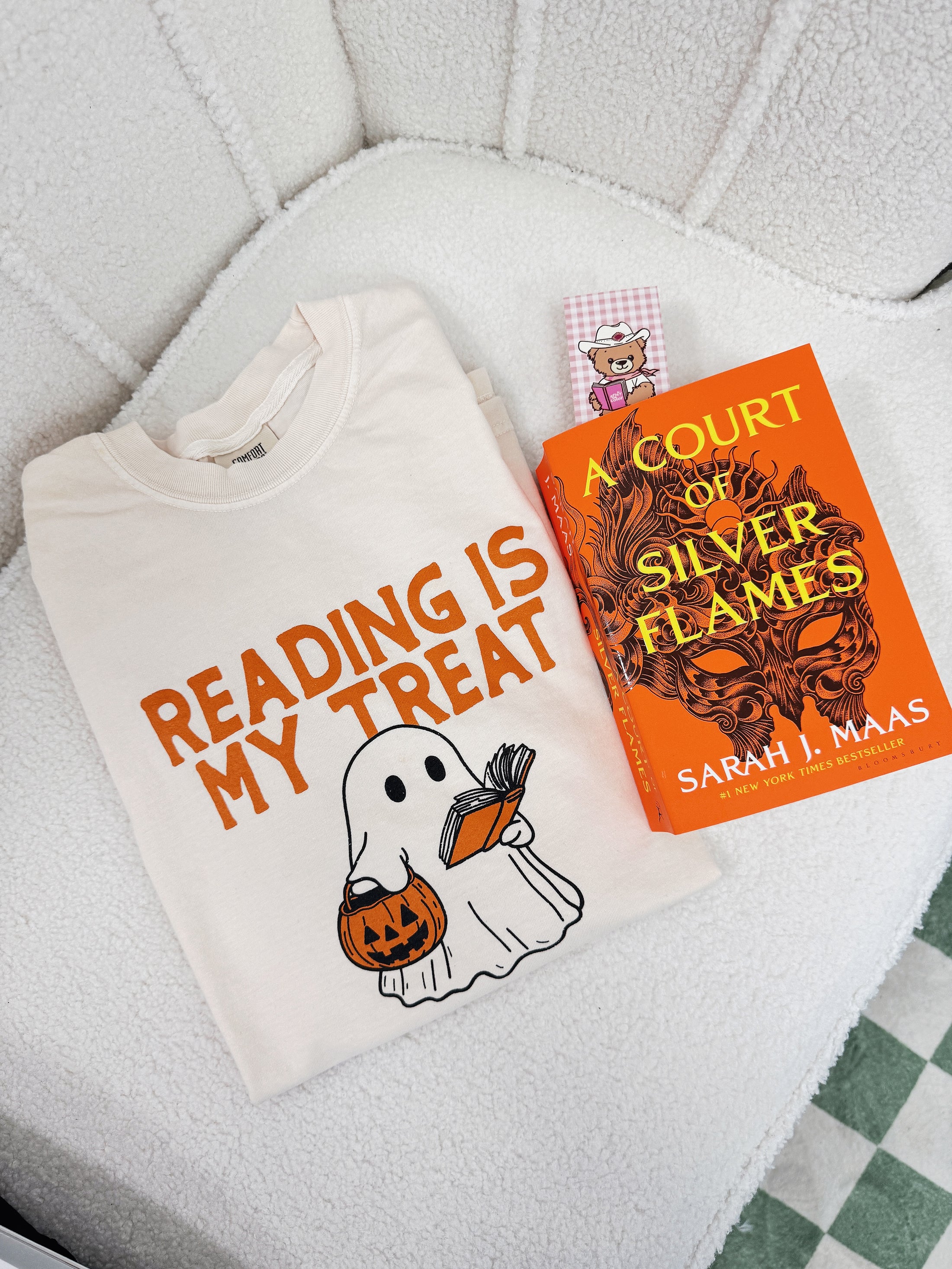 Reading is my Treat Garment Dyed Tee