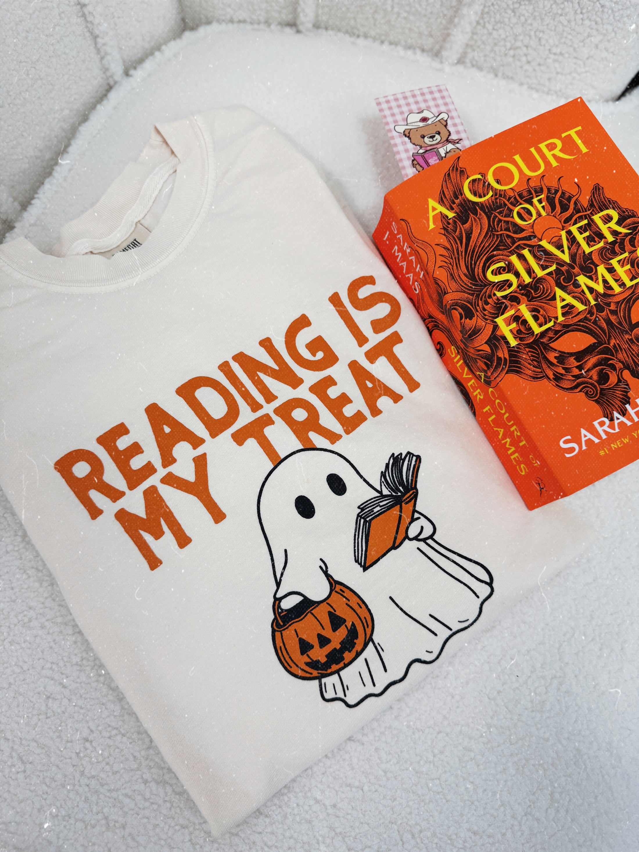 Reading is my Treat Garment Dyed Tee