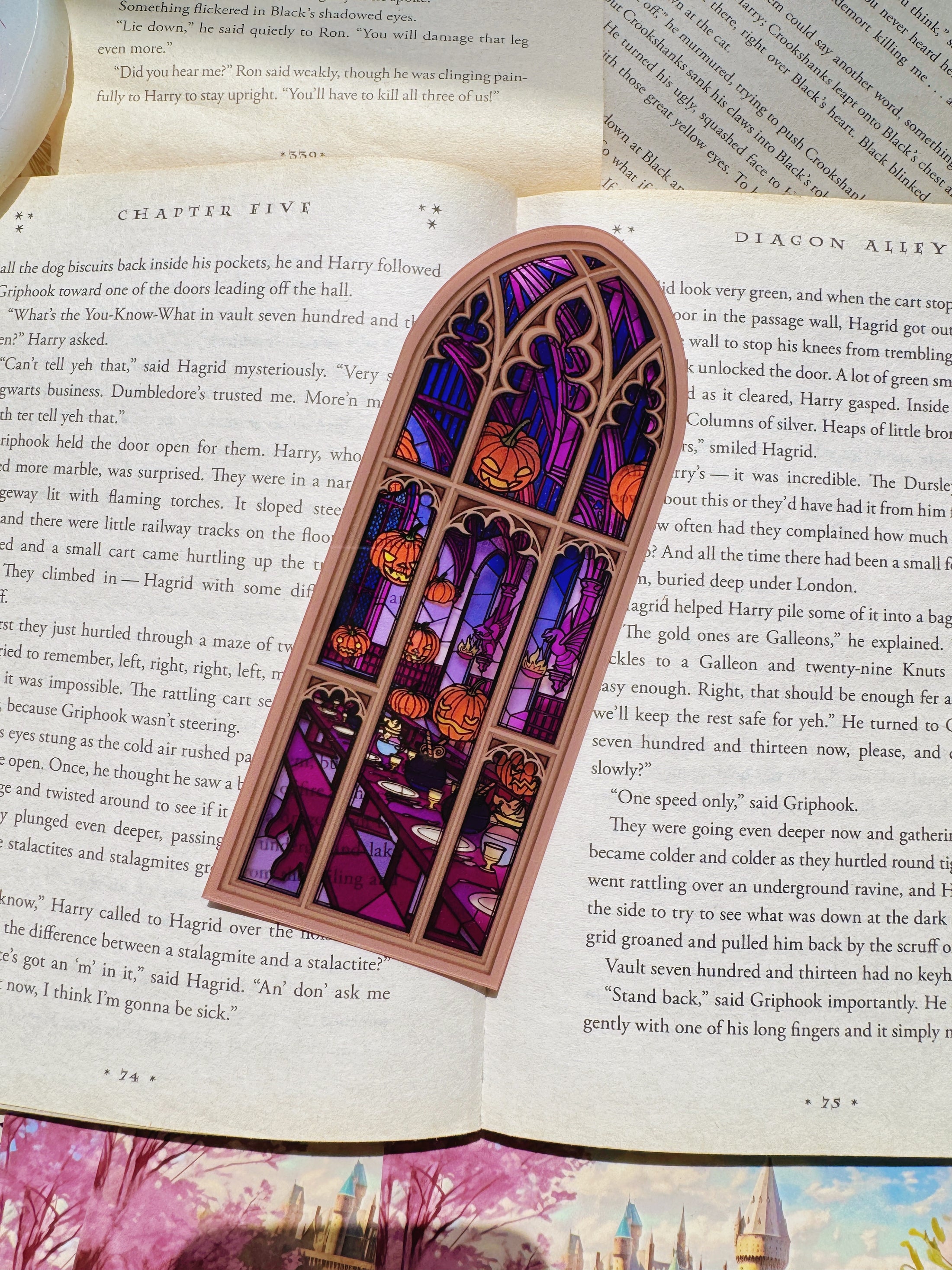 Halloween Feast Great Hall Bookmark