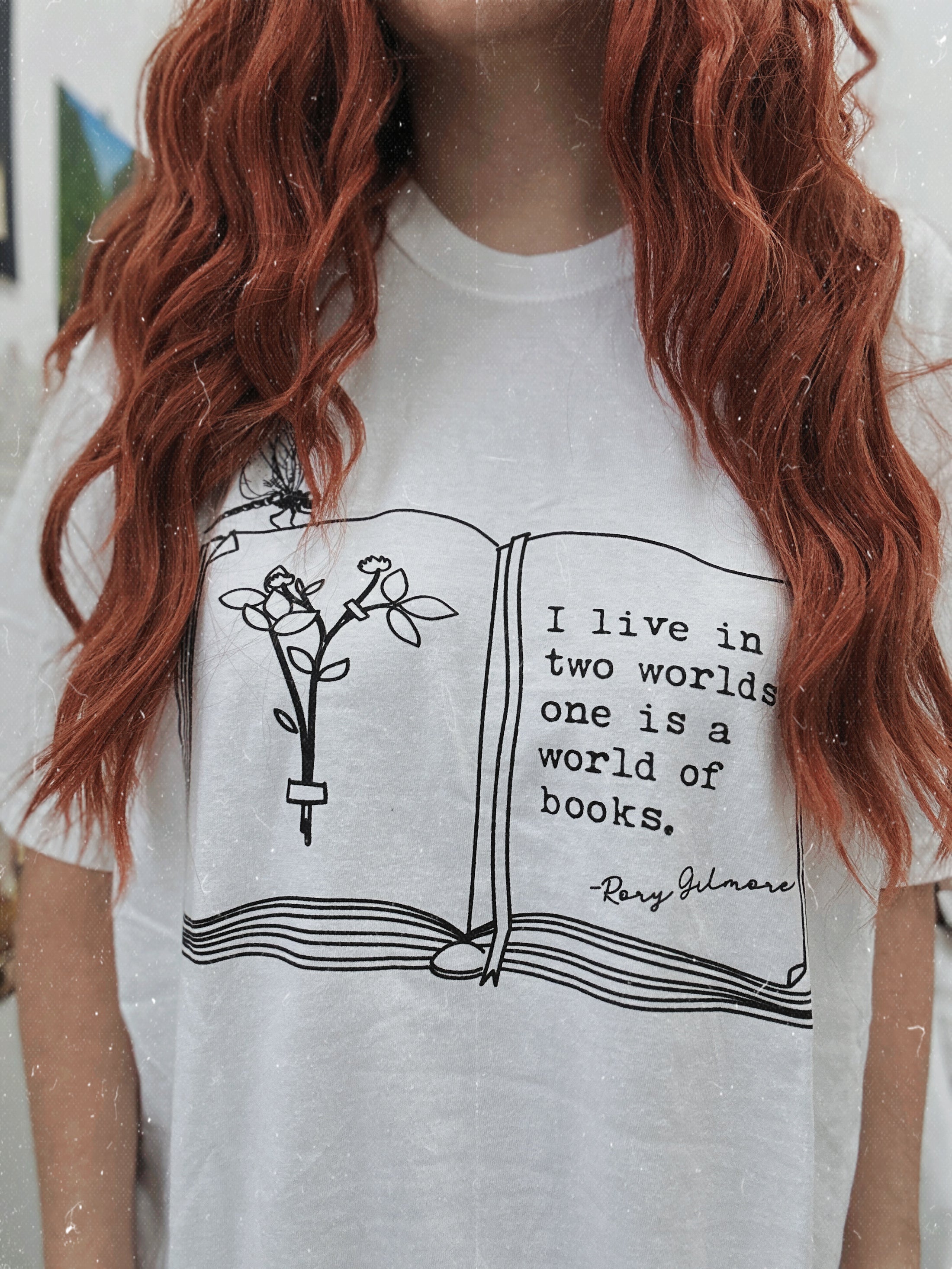 I Live in two Worlds Garment Dyed Tee