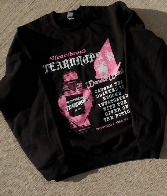 Heartbreak Tear Drop Crewneck Sweatshirt