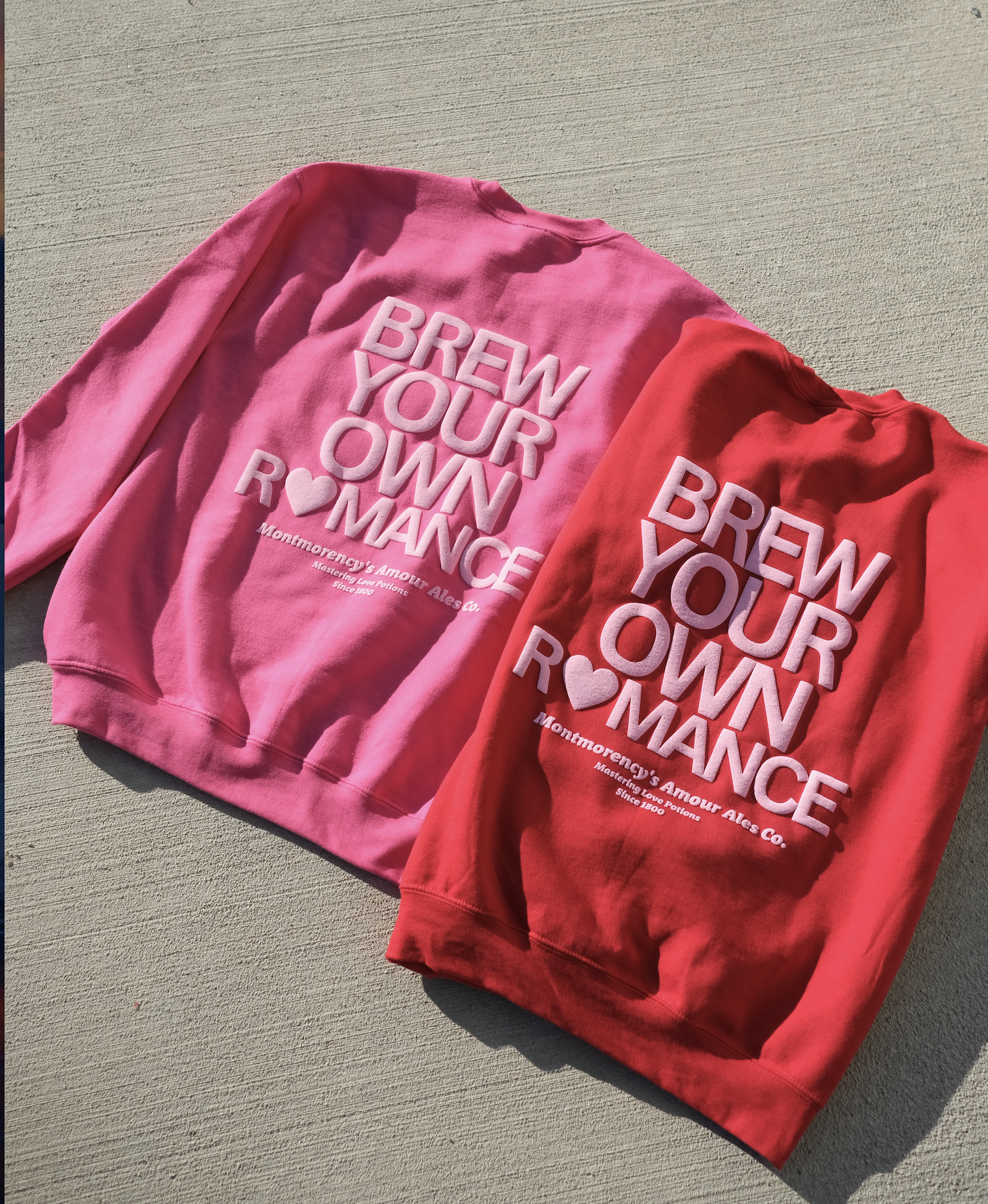 Brew Your Own Romance Sweatshirt (Puff Print)