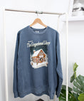 Load image into Gallery viewer, Gingerbread Library Garment Dyed Sweatshirt (XL) - Denim
