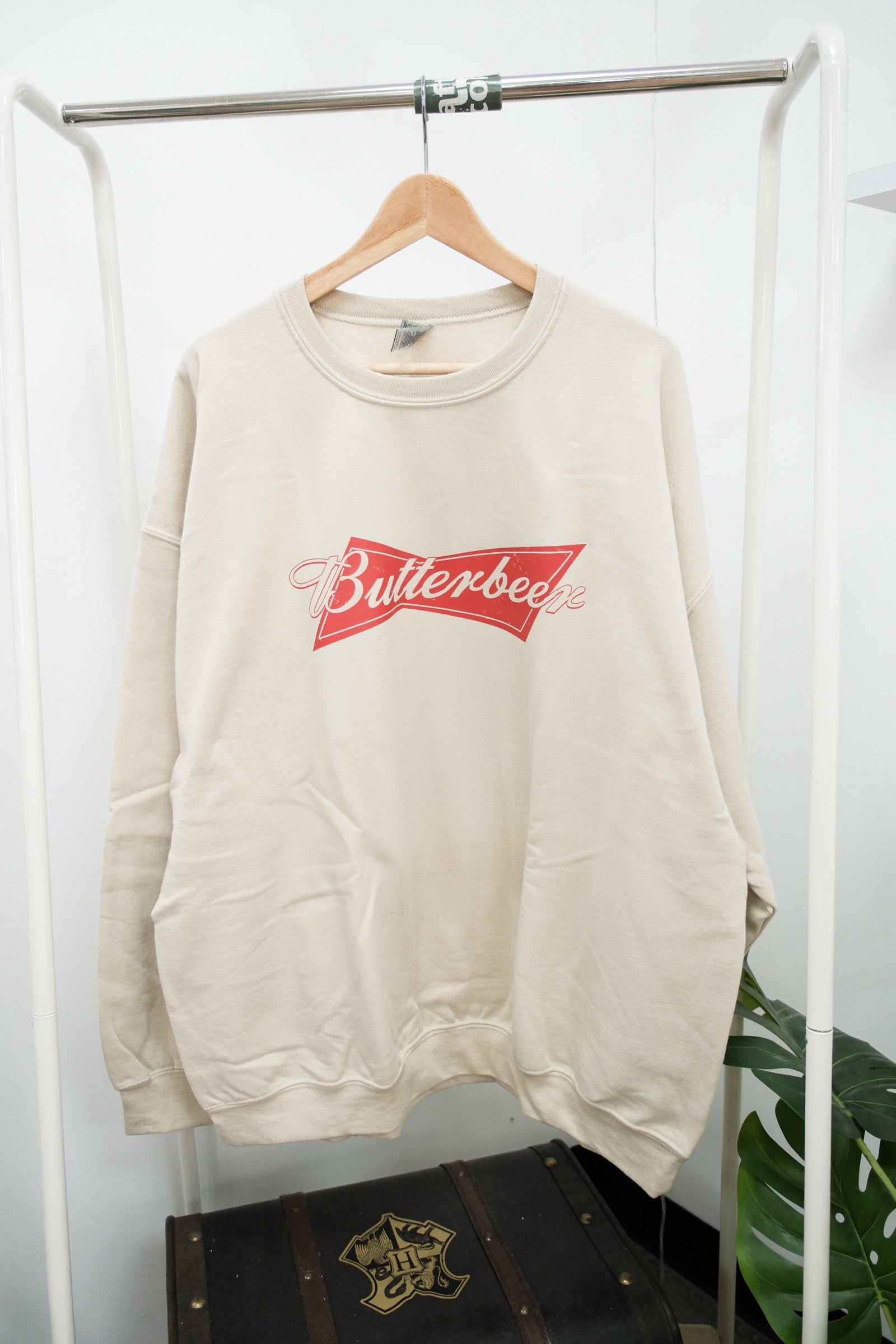 The Beer Crewneck Sweatshirt (2XL) - Sand