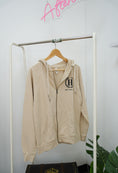 Load image into Gallery viewer, School Zip Up Hoodie (M) - Sand
