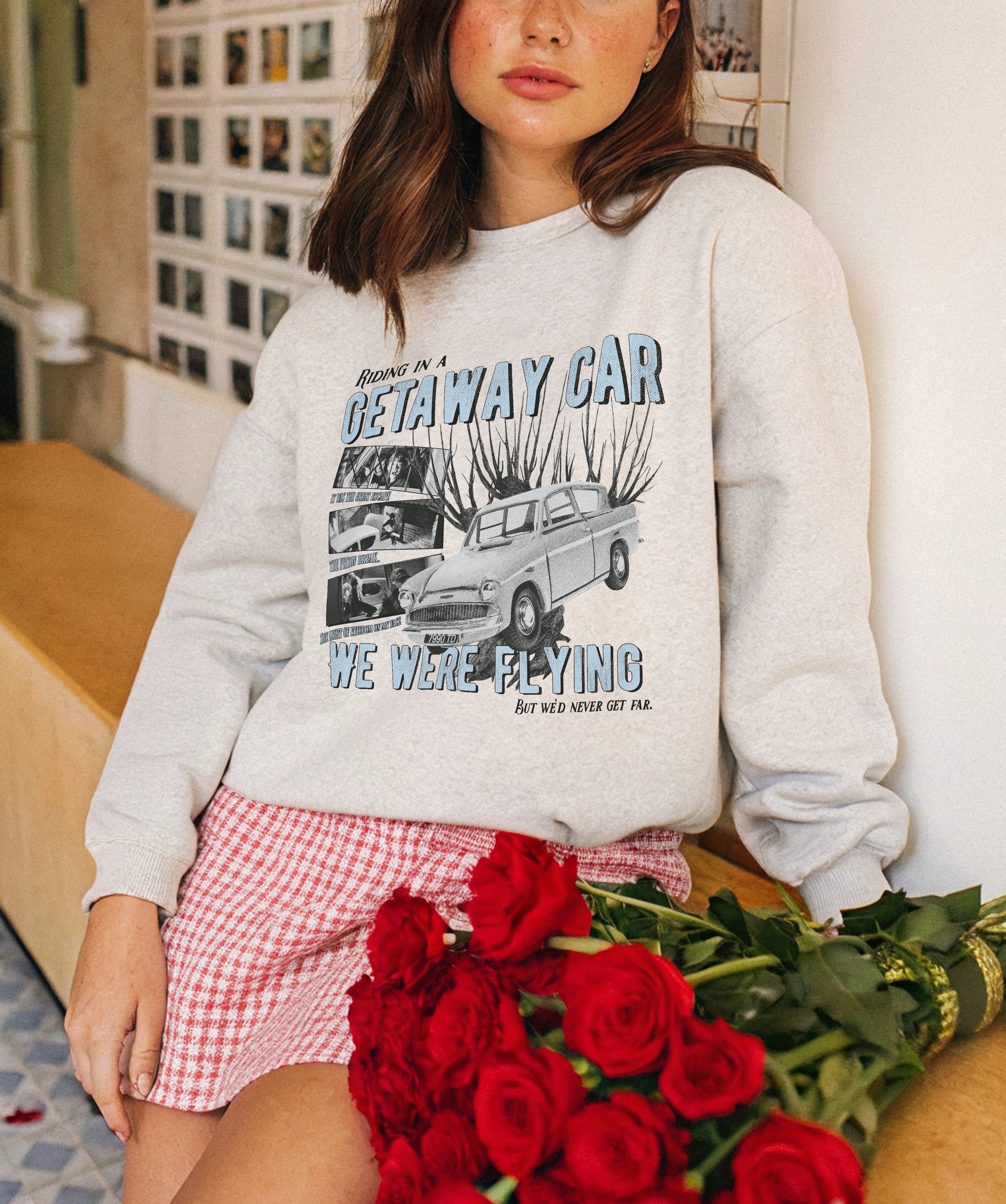 Getaway Car HPxTS Crewneck Sweatshirt