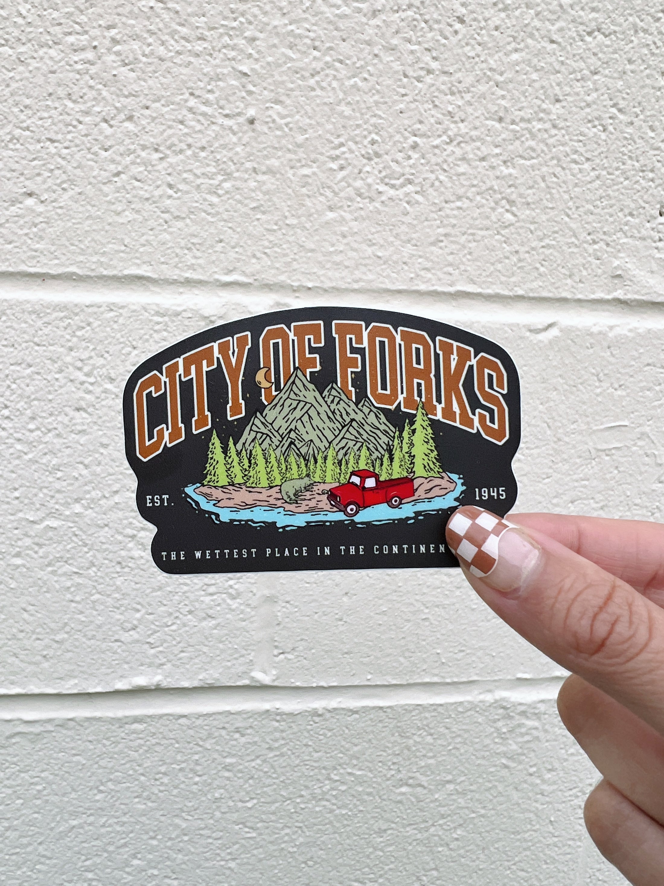 City of Forks Sticker