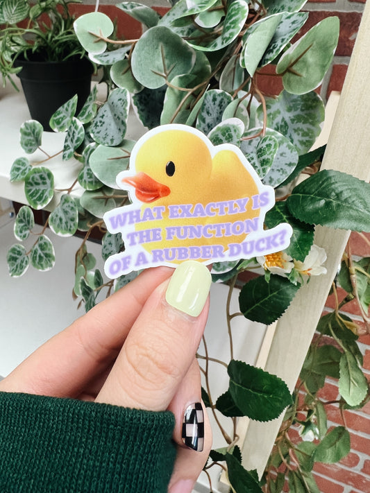 Rubber Duck Sticker